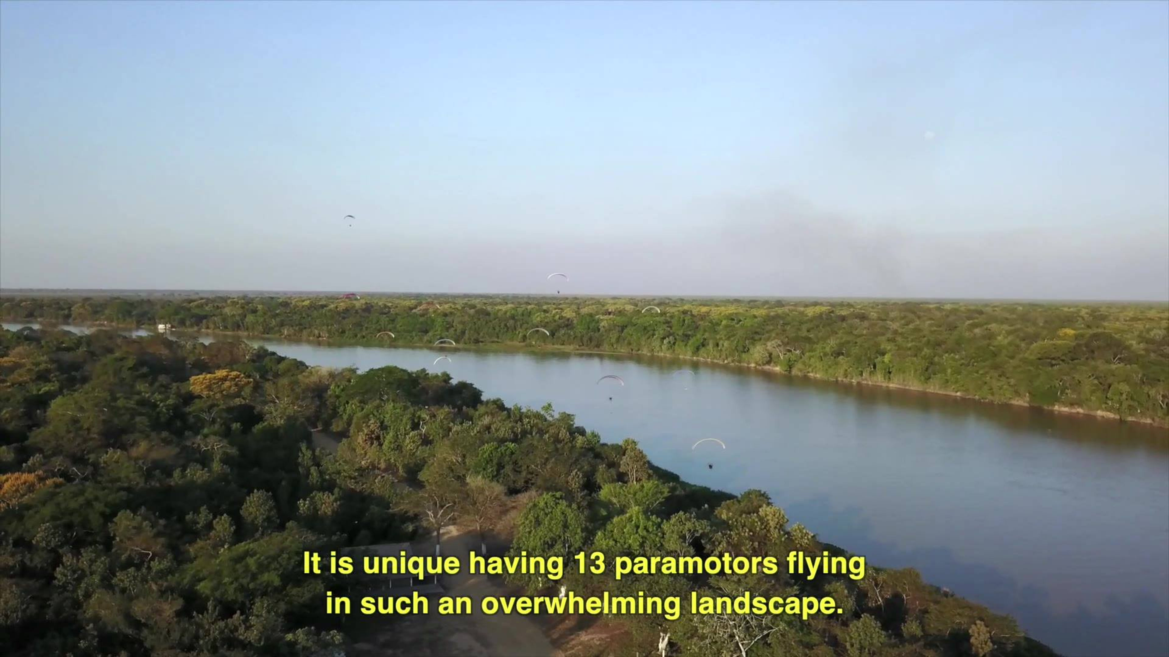 Pantanal de paramotor